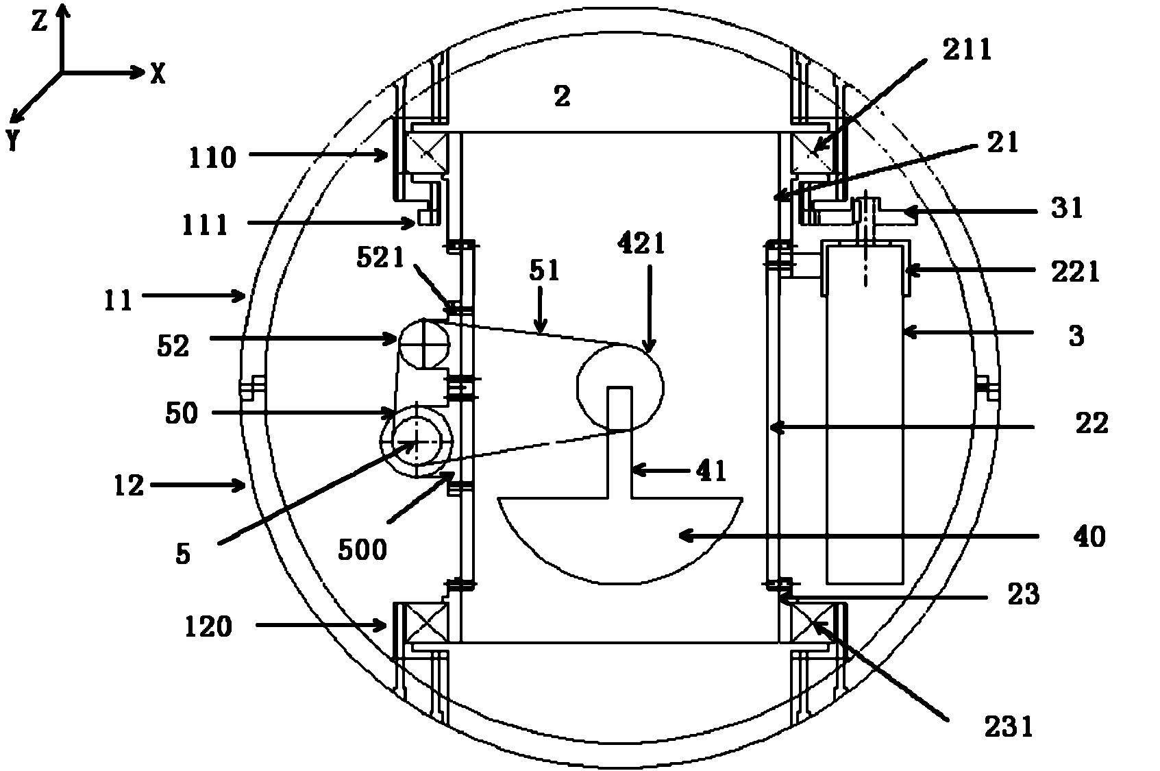 Ball-shaped robot used for detection