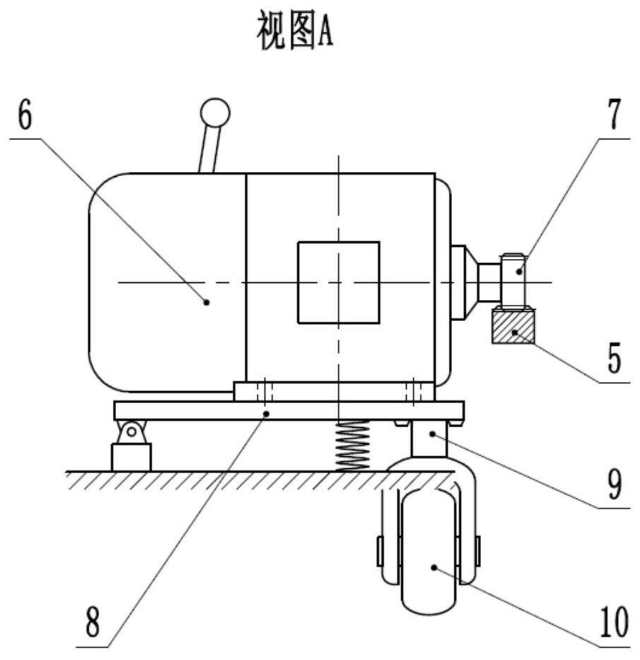 A track slag removal device for track paver on cement concrete pavement