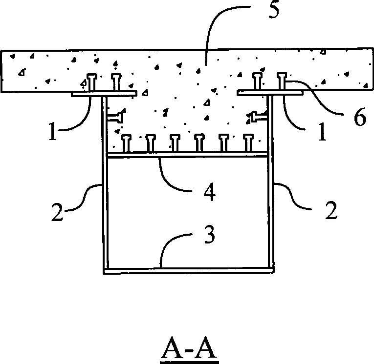 Steel-concrete combined conversion joist