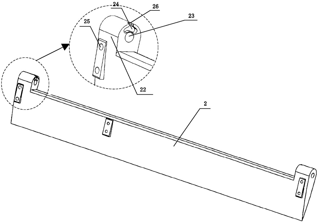 An adaptive suppression device for vortex-induced oscillation of an underwater vehicle