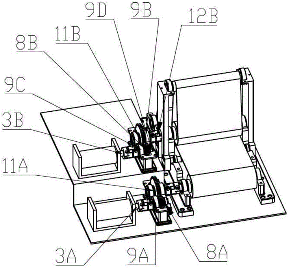 Mechanical printing paper ink removal method and mechanical printing paper ink removal device