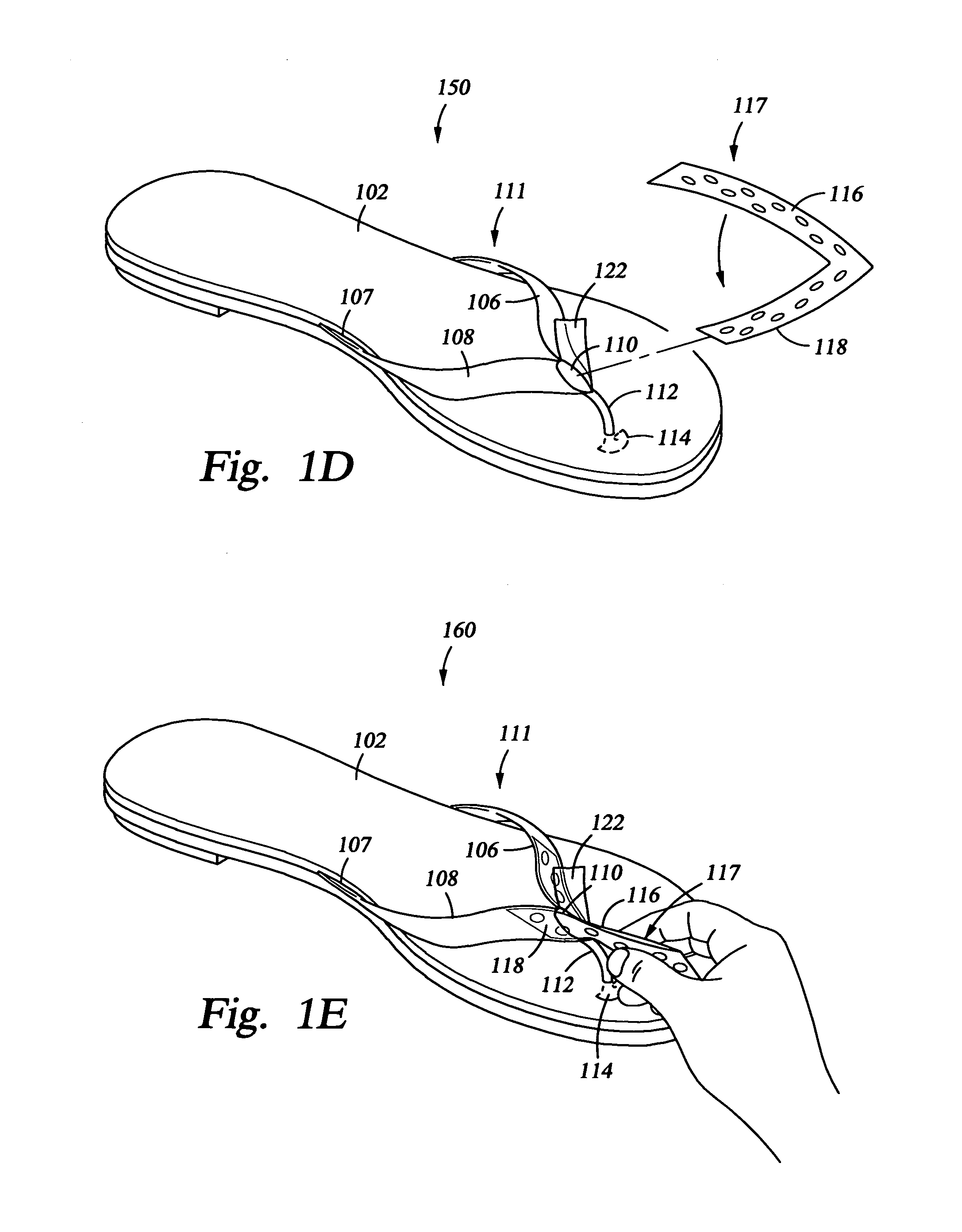 Zori style shoes with bird in flight inserts