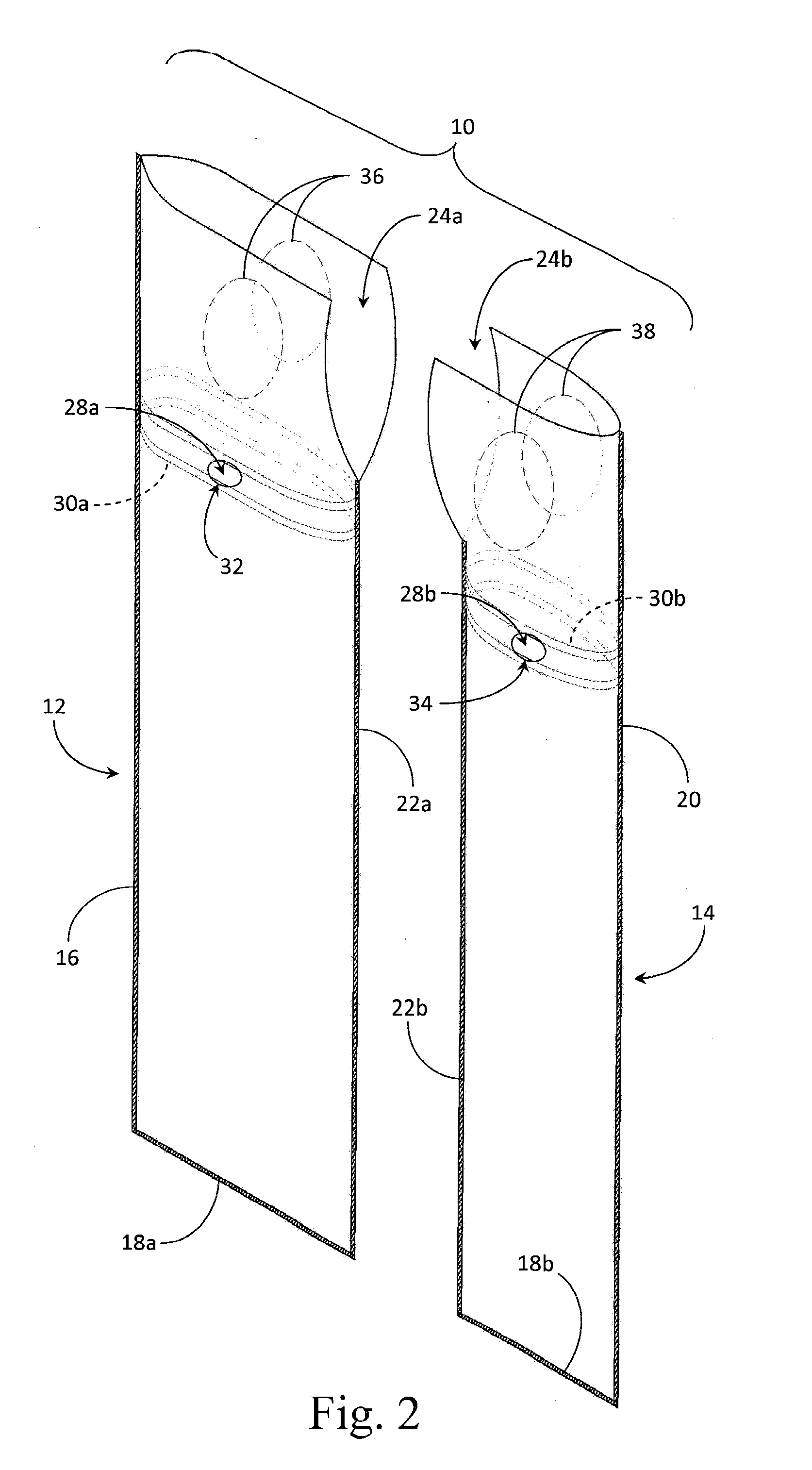 Multi Compartment Trash and Recycling Bag and Method of Manufacturing the Same