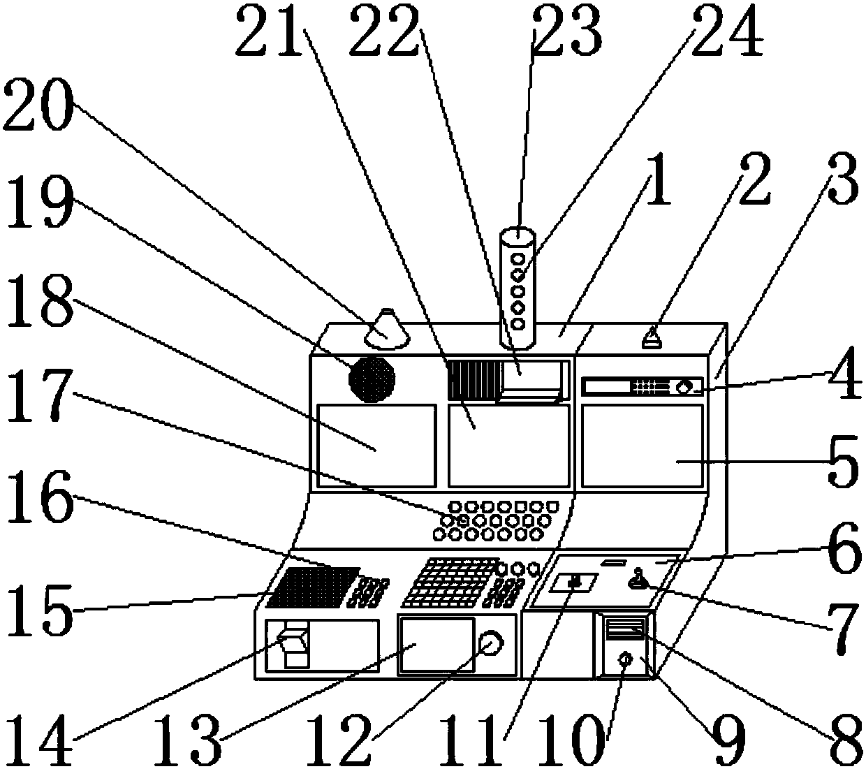 Control device applied to UAV