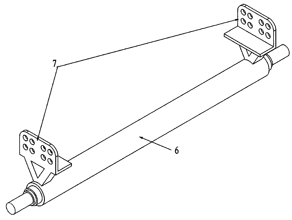 Oil cavity interconnecting two-stage vibration isolation balanced suspension