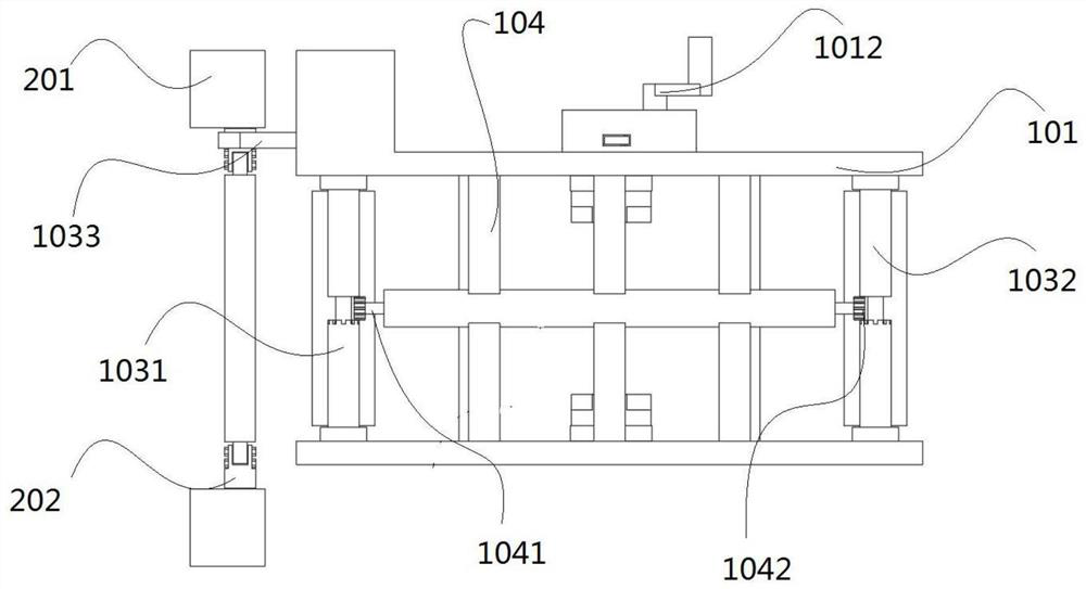 Adjustable winding machine for plastic film production