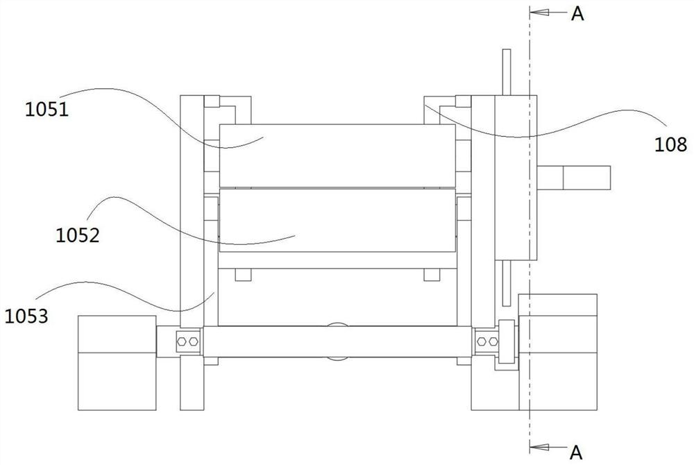 Adjustable winding machine for plastic film production