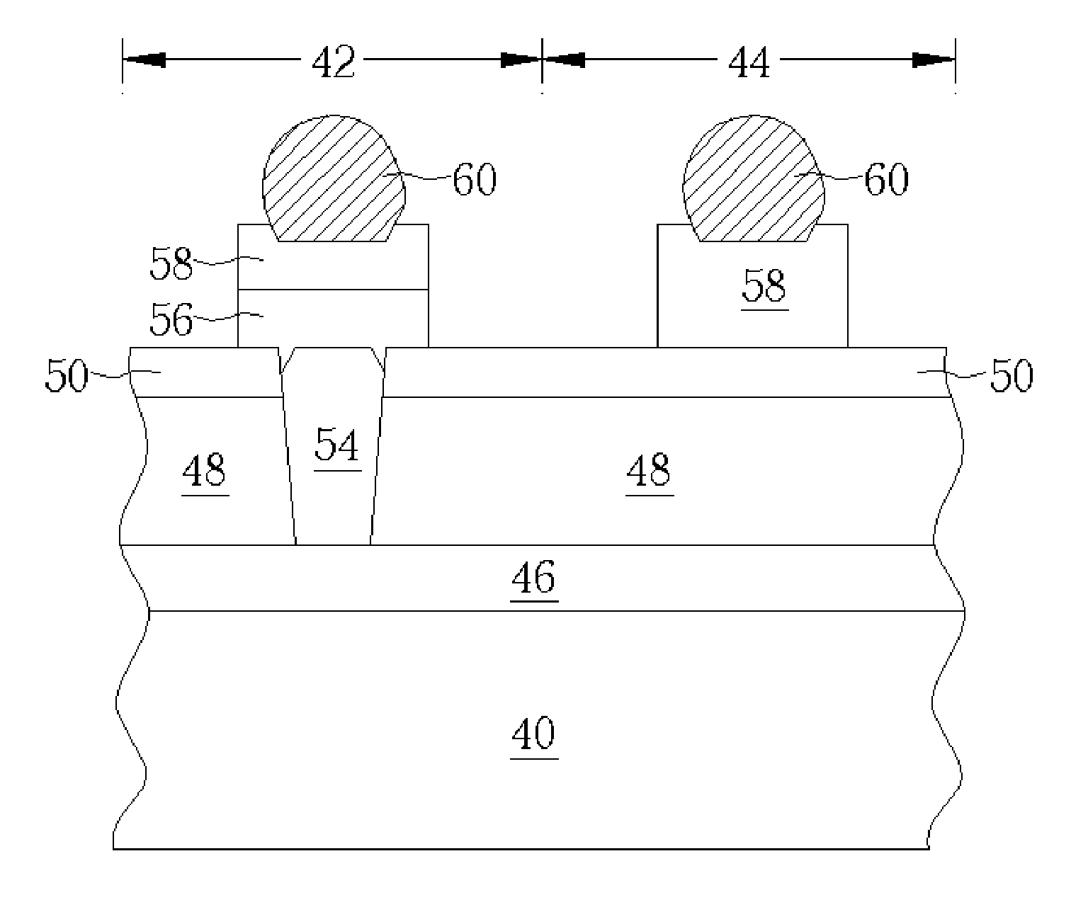 Parasitic capacitance-preventing dummy solder bump structure and method of making the same