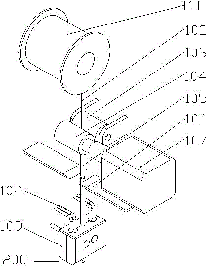 Automatic tin soldering device