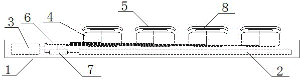 Contact type power saving remote controller