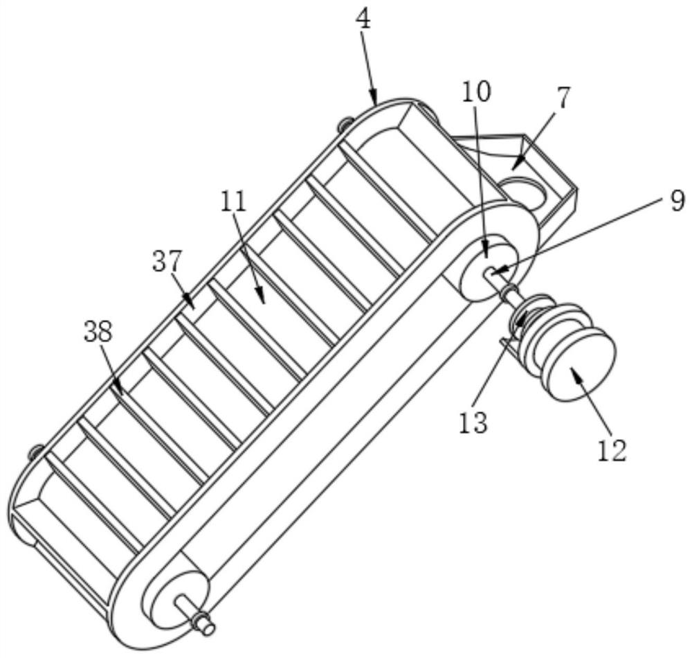 Auxiliary treatment device for agriculture and forestry planting soil