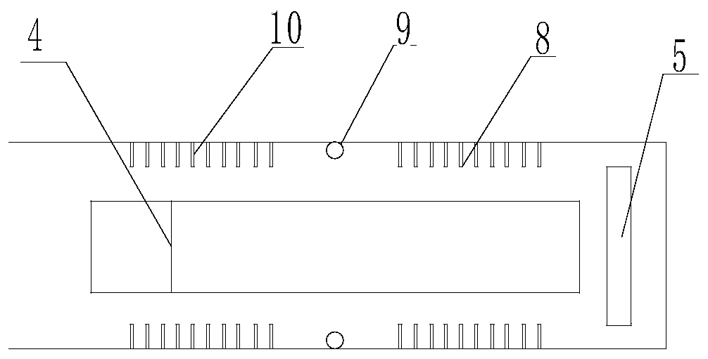 Online automatic detection device for gravel moisture content of whole vehicle