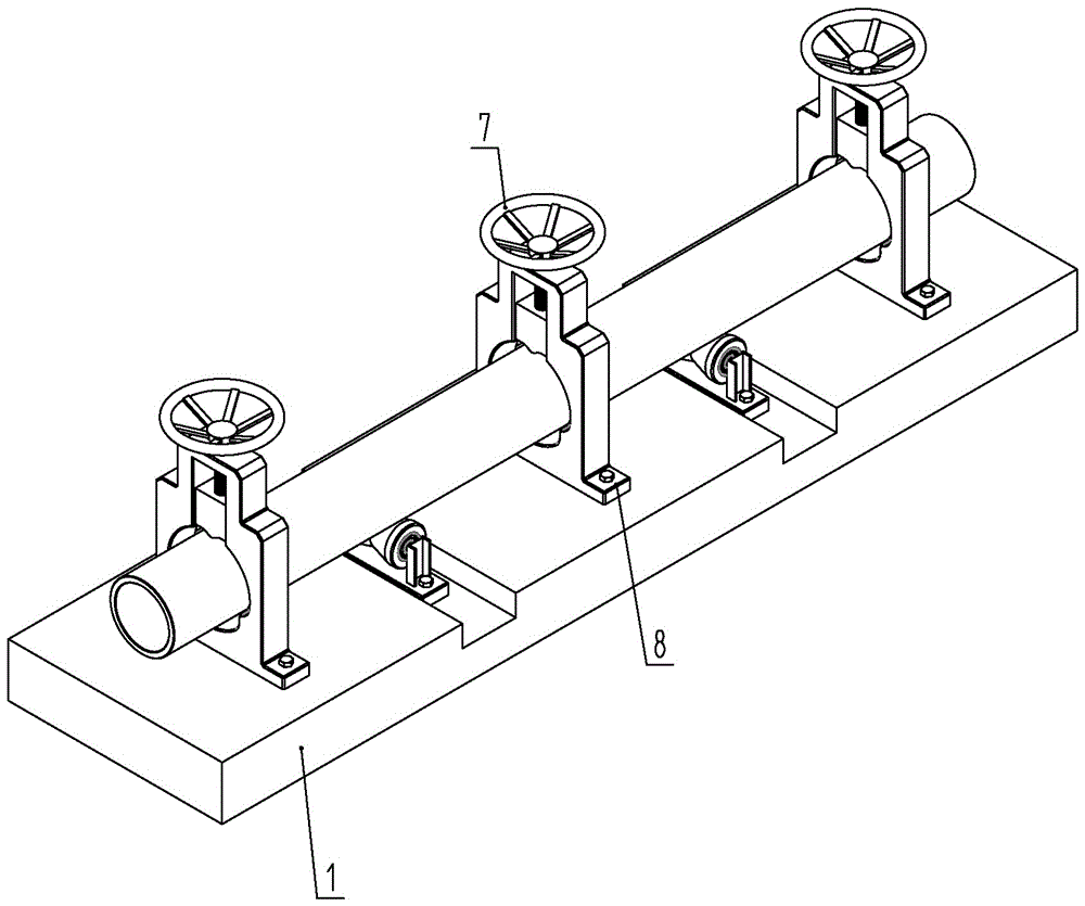 Auxiliary clamping mechanism for tubular and rod workpieces