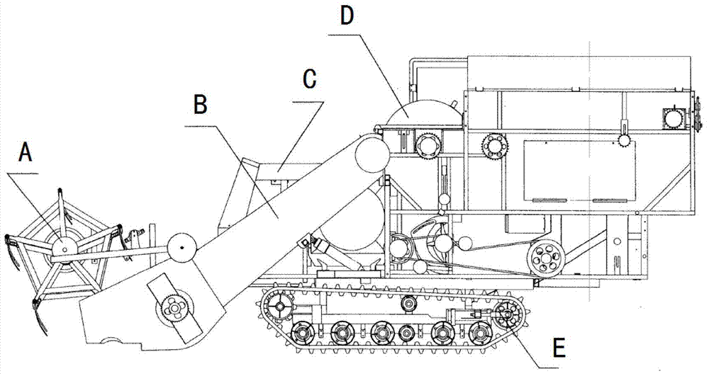 Grain combine harvester