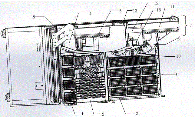 Full-automatic blood type analyzer