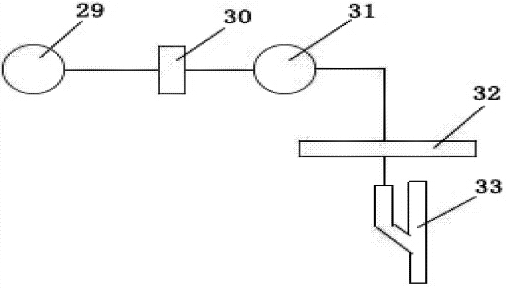 A road leveling device with high output torque and low noise