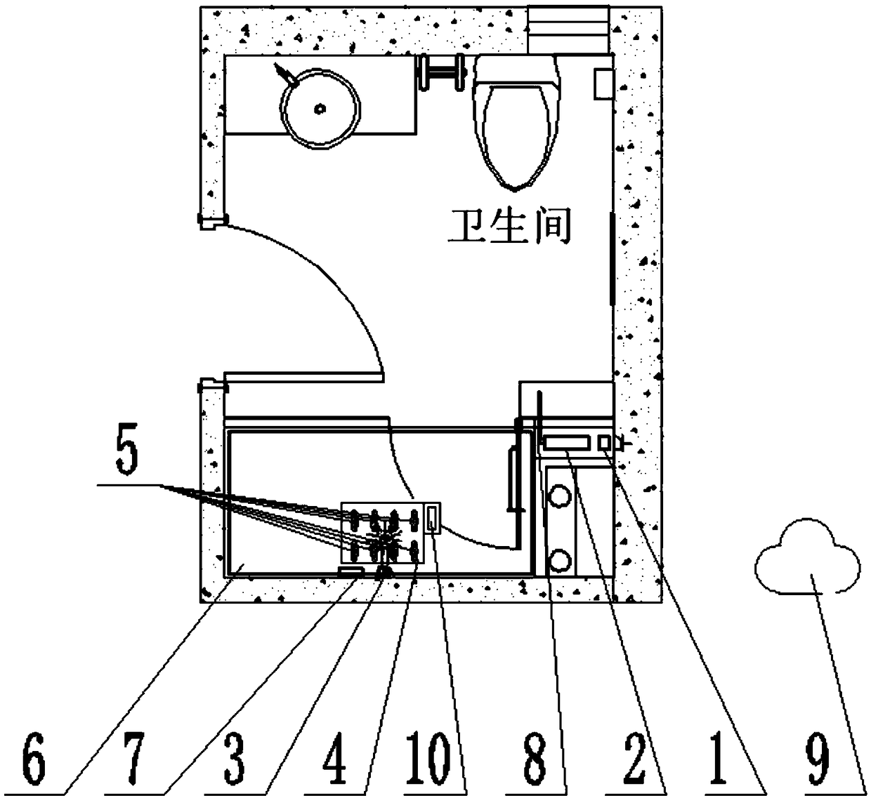 Intelligent shower cubicle