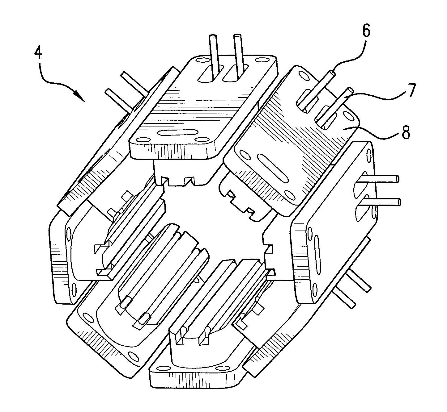 Activation unit for explosive masses or explosive bodies