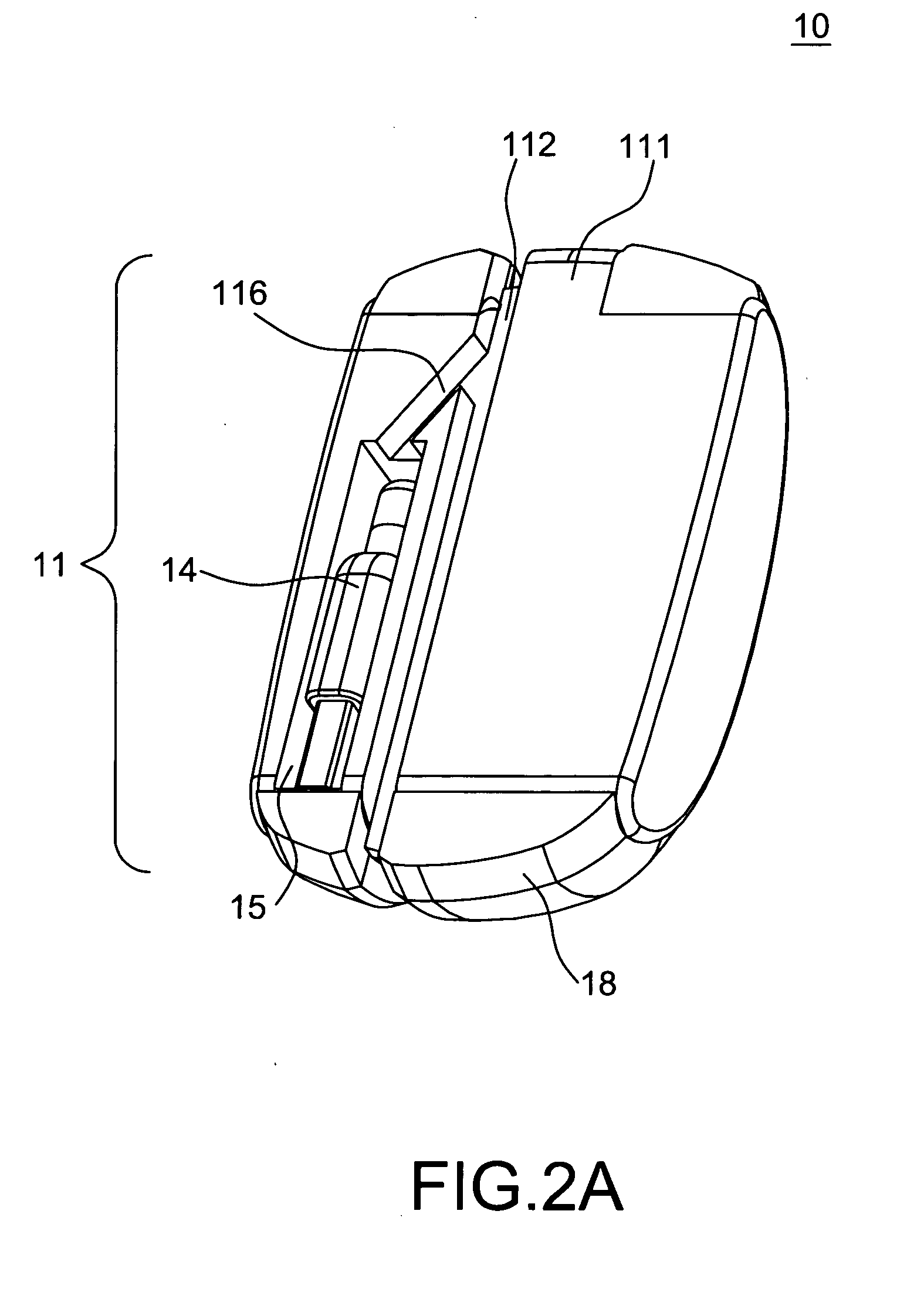 Computer mouse having cable collecting structure