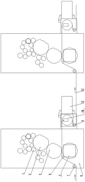 Intermittent rotary printer with cooling units