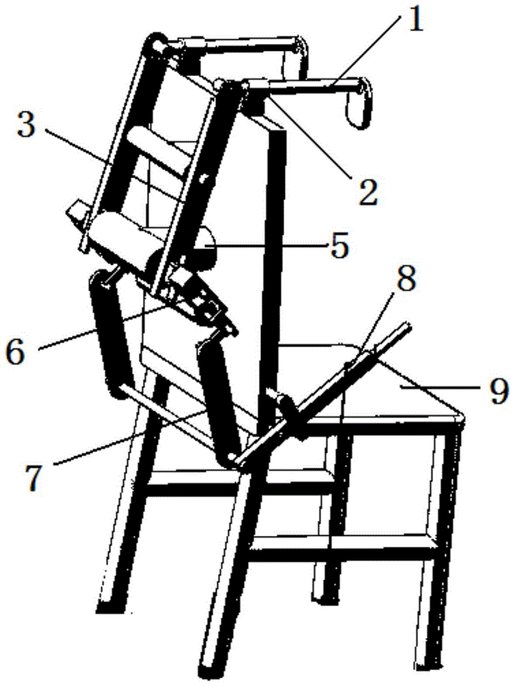 New sitting posture correcting chair and its sitting posture correcting mechanism