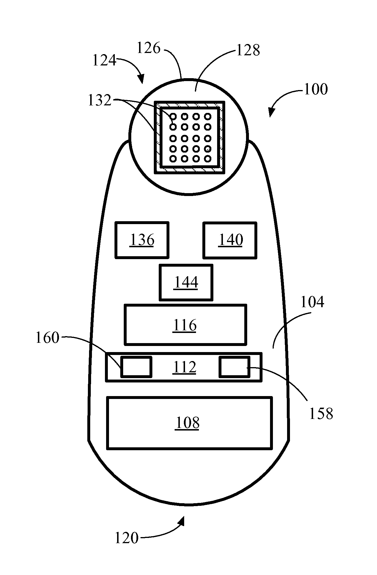 Electromagnetic energy applicator for personal aesthetic skin treatment