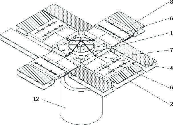 Electronic component auxiliary mounting structure