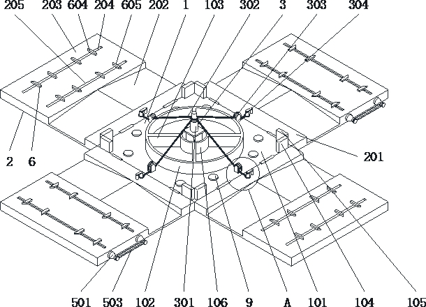 Electronic component auxiliary mounting structure