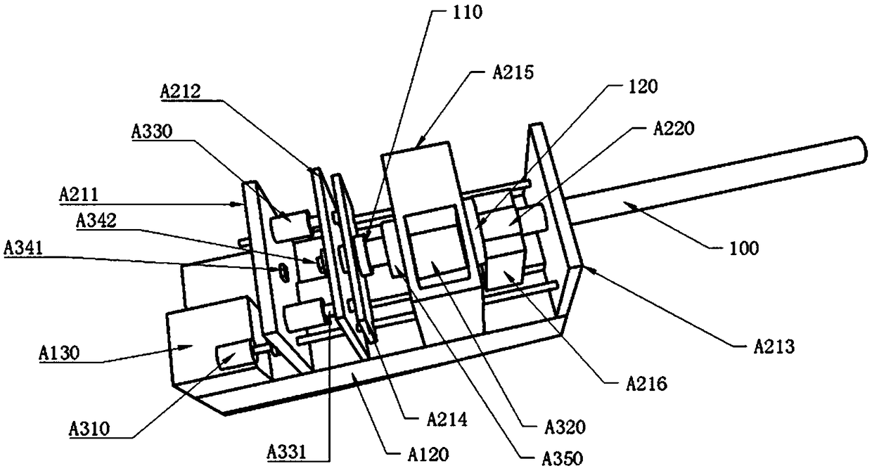 Supercharger mechanism and anchor rod comprehensive mechanical performance test platform thereof