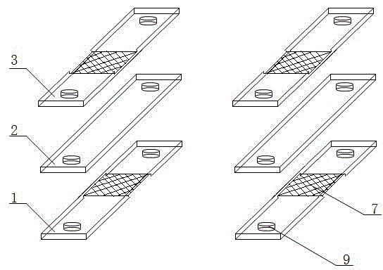 Double-layer assembly type cytomechanics loading carrier device