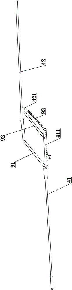 Self-energy-storing straight rib windproof self-recovery umbrella