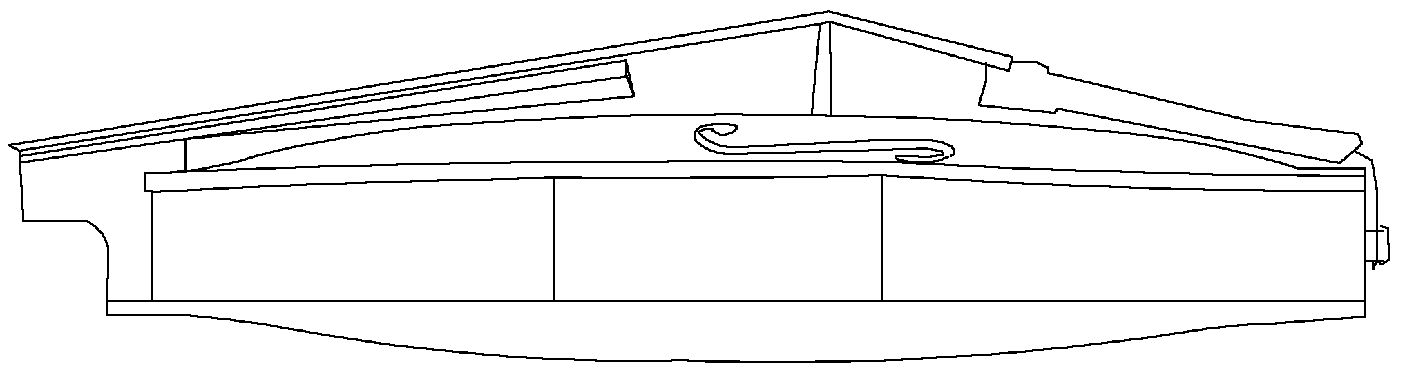 Acoustic structure fiddle and manufacturing method thereof