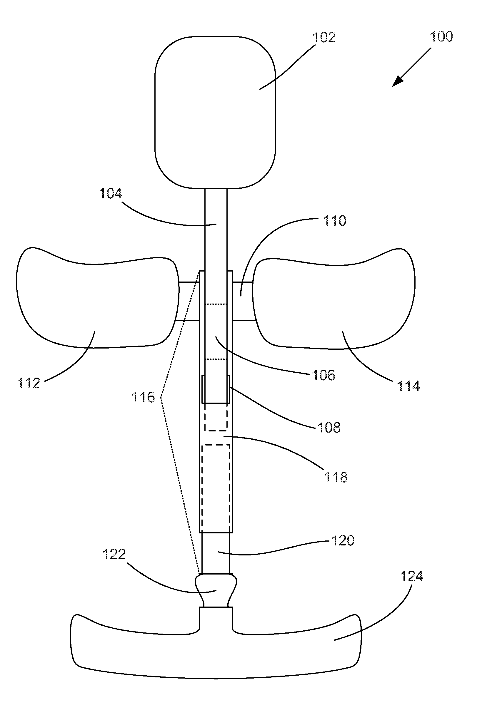 Impact transfer device