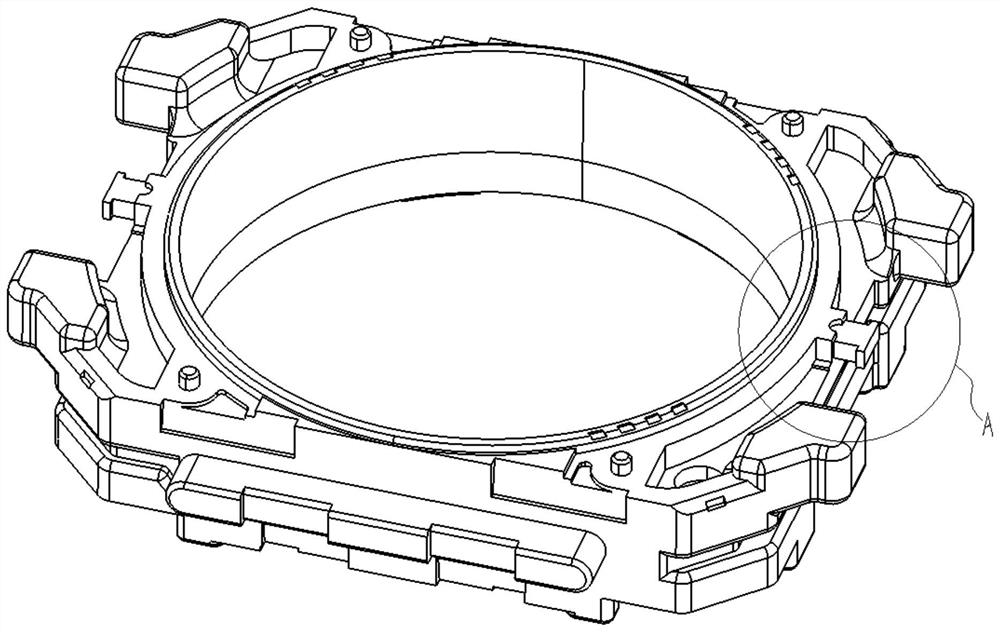 Wrapping post structure, carrier, lens driving device, photographic device and electronic product