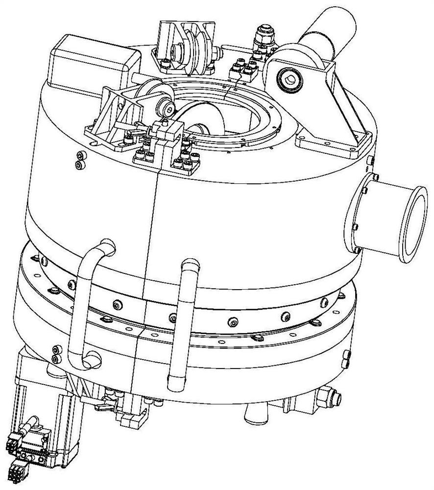 Automatic crawling polishing robot for outer wall of circular pipe