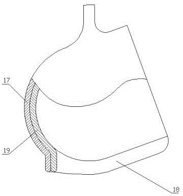 Automatic duck gizzard and duck glandular gastro-esophagus separation device