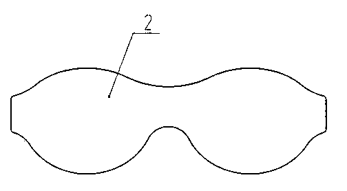 Hydrogel eye protective pad dressing and preparation method thereof