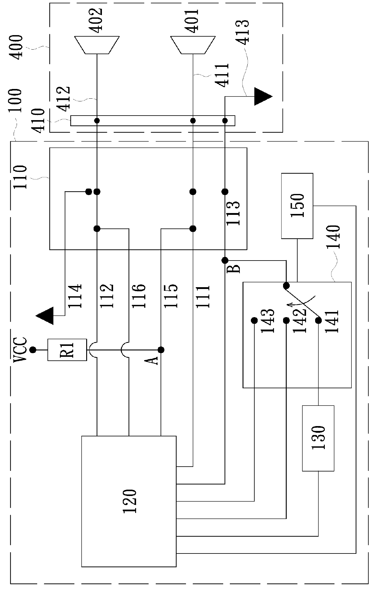 Mobile device and corresponding noise-canceling earphone