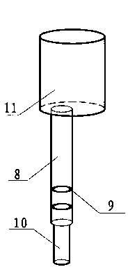 Measuring method for monitoring soil mass layered settlement