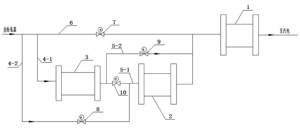 Flue gas waste heat recovery system of biomass boiler