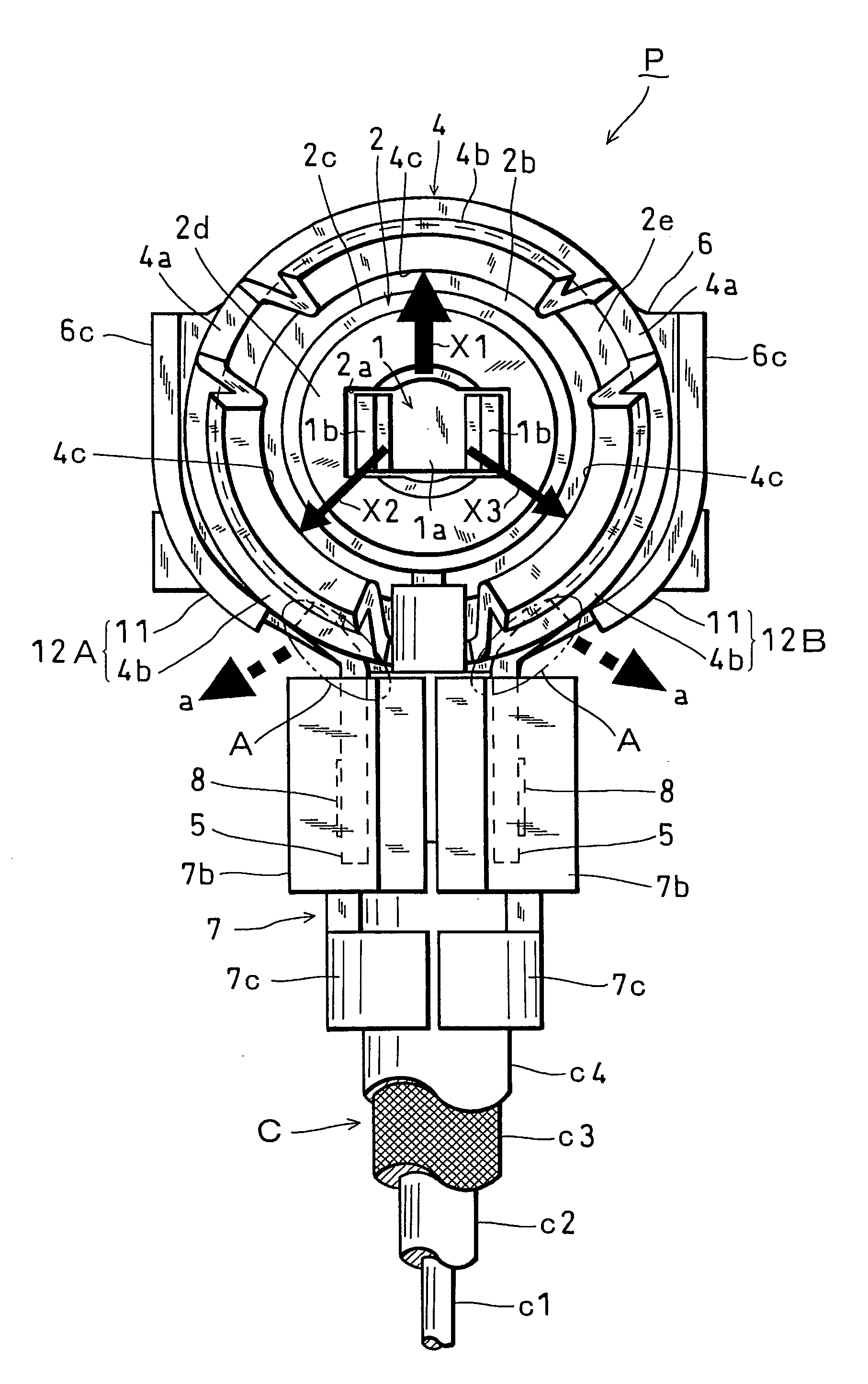 Coaxial cable connector