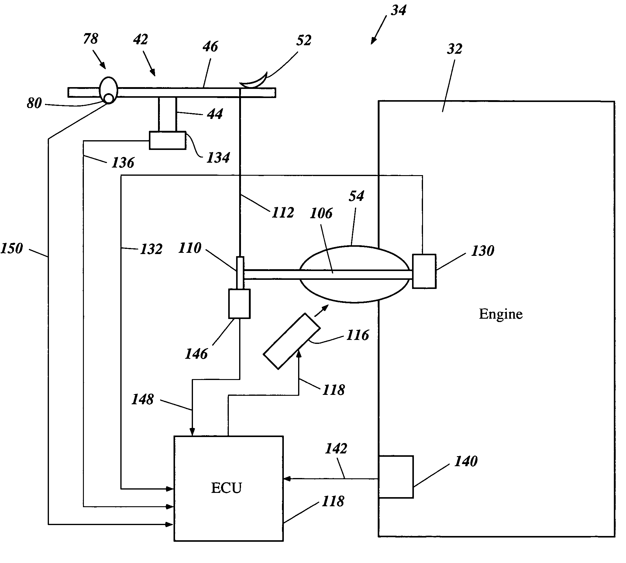 Engine control system for watercraft