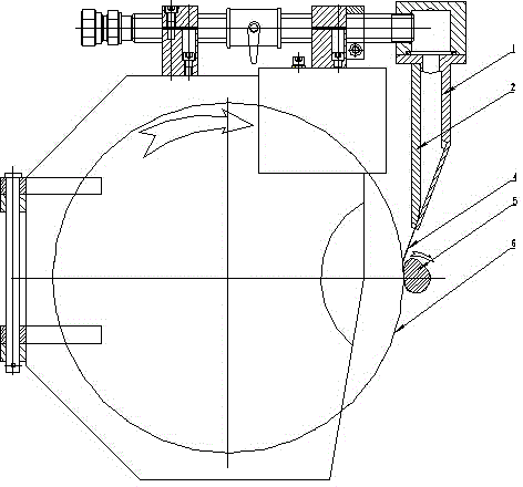 Water nozzle for high-speed cam grinder