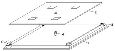 A pcb substrate mounting structure and electronic component system