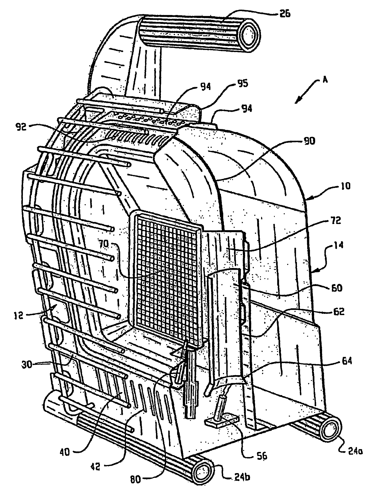 Gas-fired portable unvented infrared heater