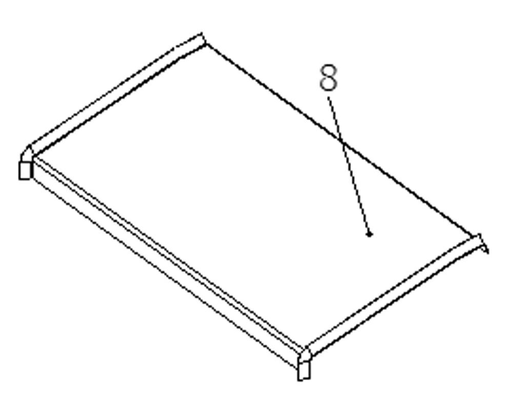 Device for continuous carbon felt impregnation