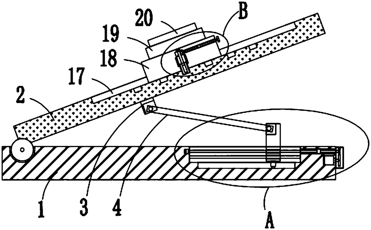 Clamp facilitating slope machining of mold