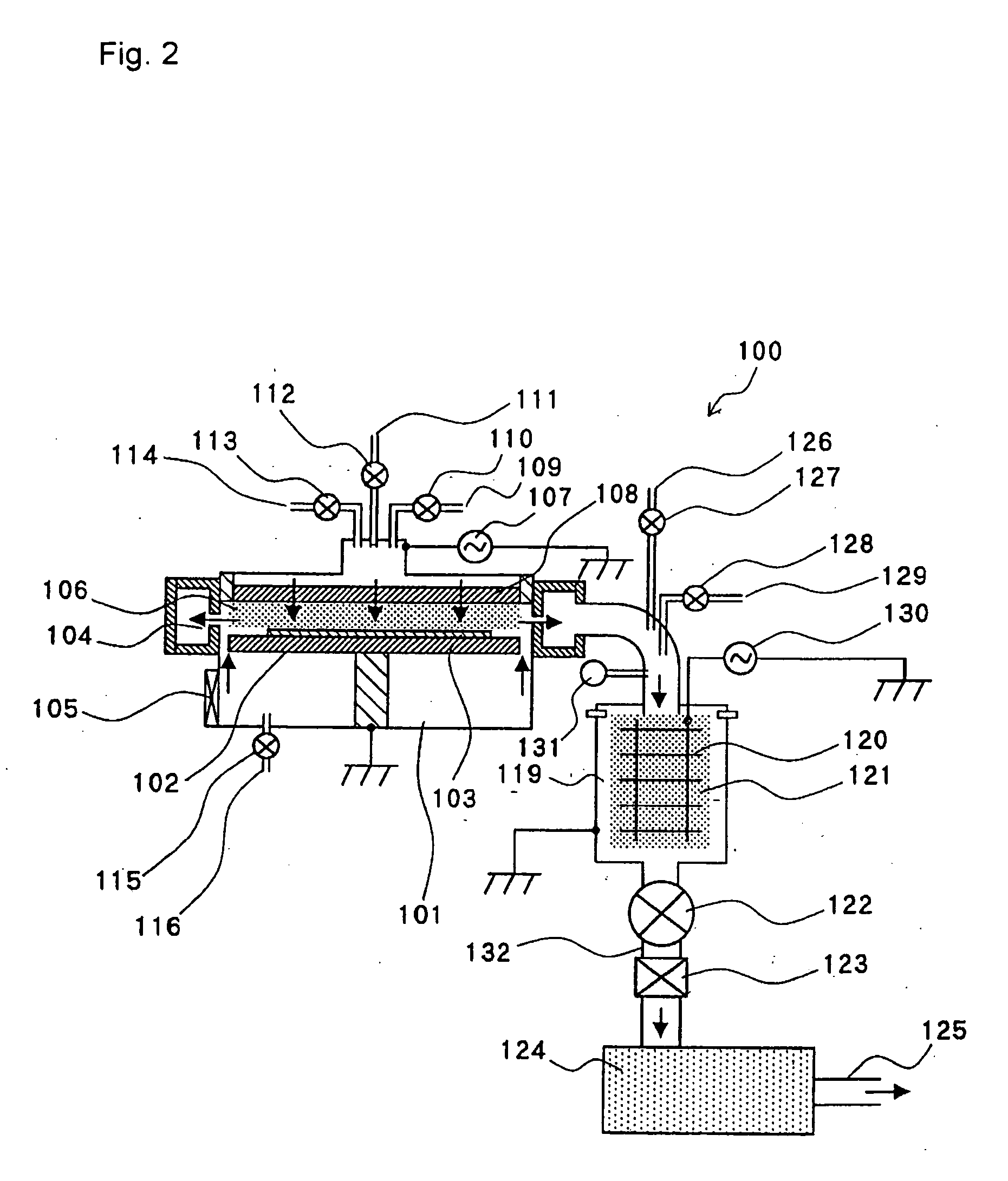 Plasma processing apparatus for forming film containing carbons on object to be deposited