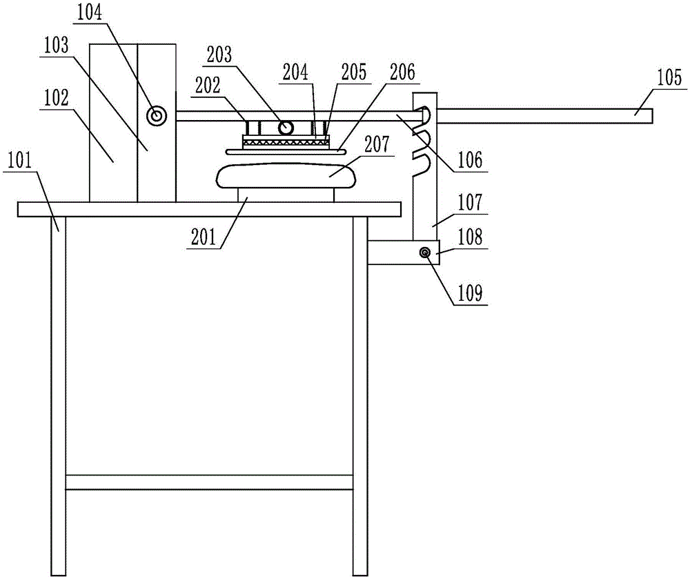 Repairing equipment used for butyl inner tube and using method