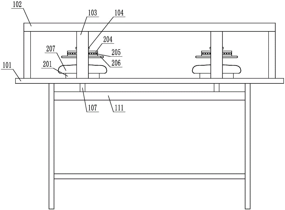 Repairing equipment used for butyl inner tube and using method